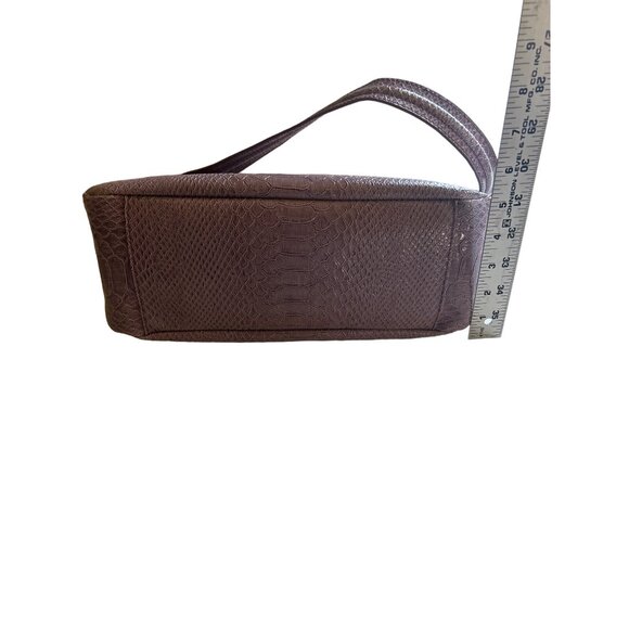 Worthington Lavender Reptile Print Shoulder Bag - Picture 3 of 10